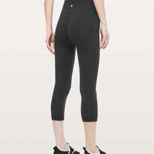 Lululemon Wunder Under Crop (Hi-Rise) *Full-On Luxtreme 21" Black
